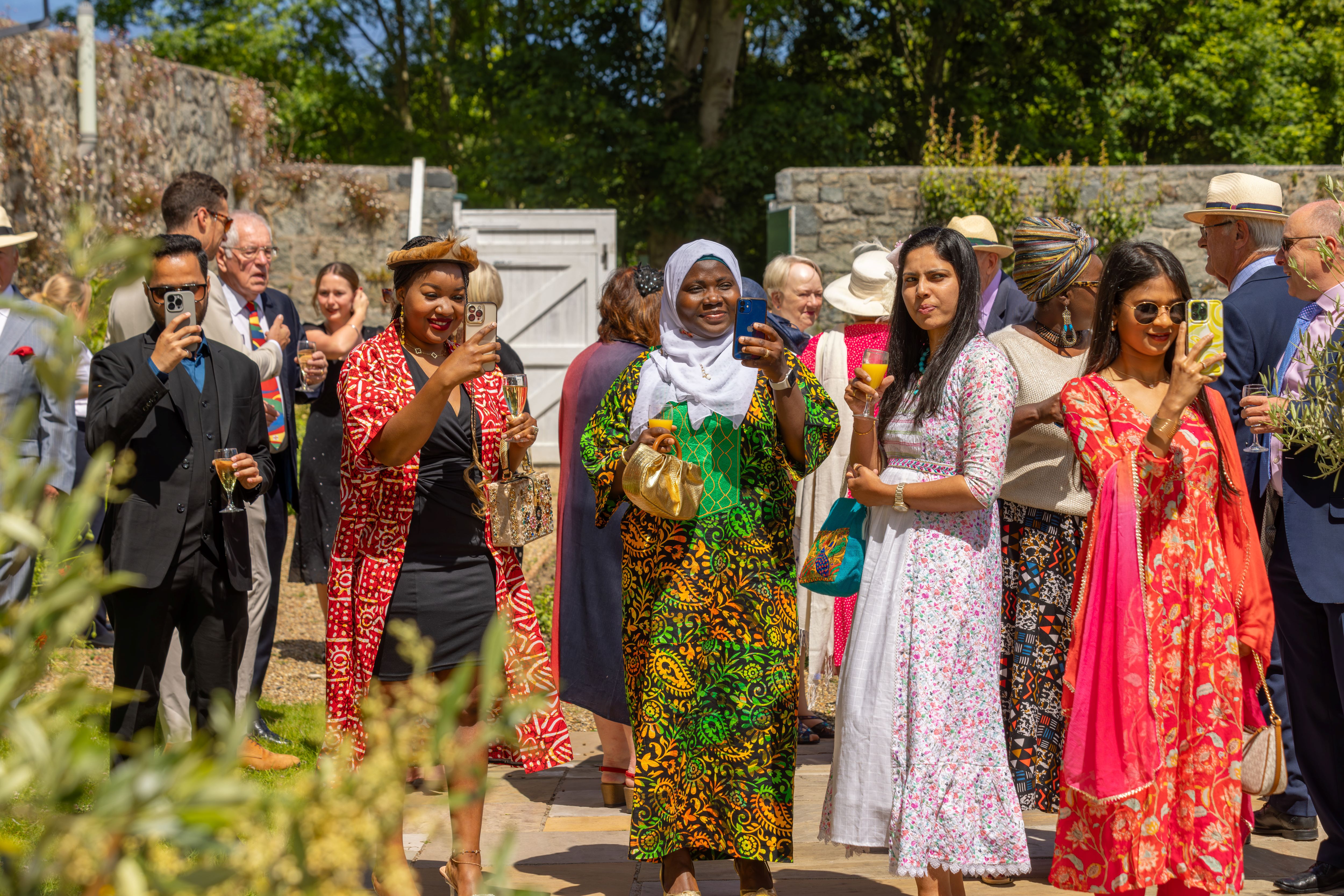 Welcomes residents to Government House from all corners of the globe - this is the Commonwealth Society reception